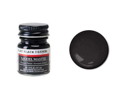 Farba Model Master 1749 - Enamel Flat Black FS37038 (F) 14.7ml