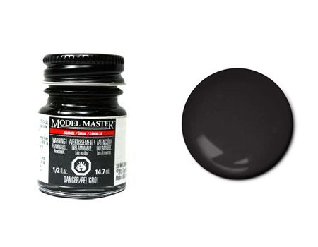 Farba Model Master 2040 - II Enamel Aircraft Interior Black FS37031 14.7ml