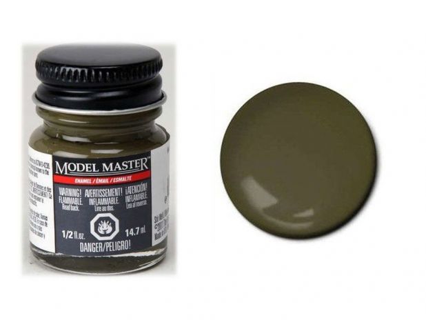 Farba Model Master 2147 - II Enamel No. 8 Olive Drab (SG) 14.7ml