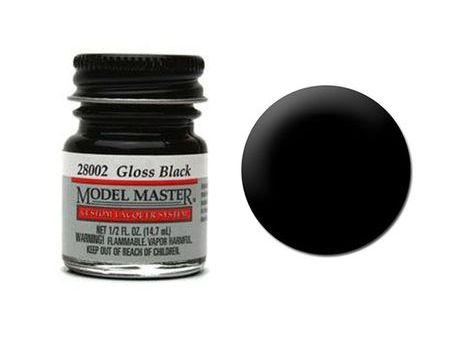 Farba Model Master 28002 - Auto Lacquer Gloss Black (G) 14.7ml