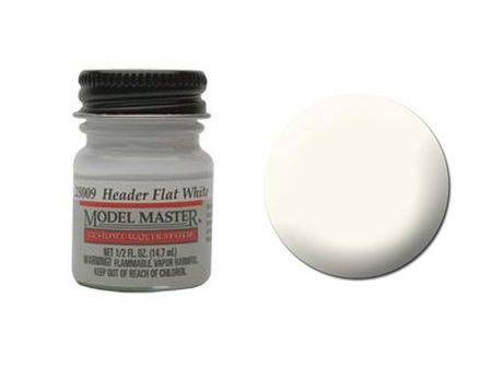 Farba Model Master 28009 - Auto Lacquer Header Flat White (F) 14.7ml