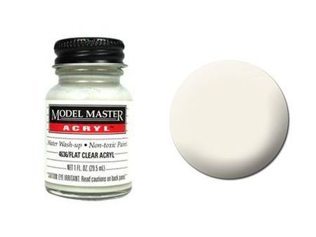 Farba Model Master 4636 - Acryl Flat Clear Acrylic (F) 29.5 ml