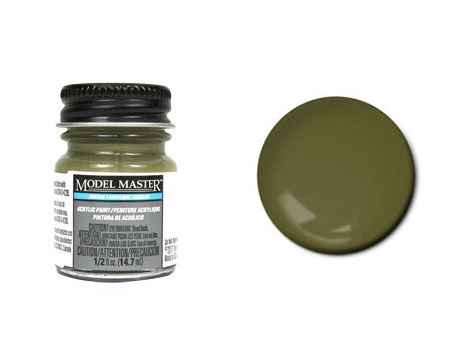 Farba Model Master 4728 - Acryl Olive Drab FS34087 (F) 14.7ml
