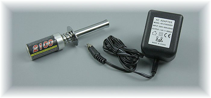  Zestaw - klips z akumulatorem + ładowarka sieciowa - Grzałka Świecy