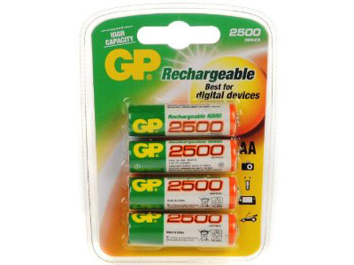 Akumulator AA Ni-Mh 1,2V 2500mAh GP HR6 4sztuki