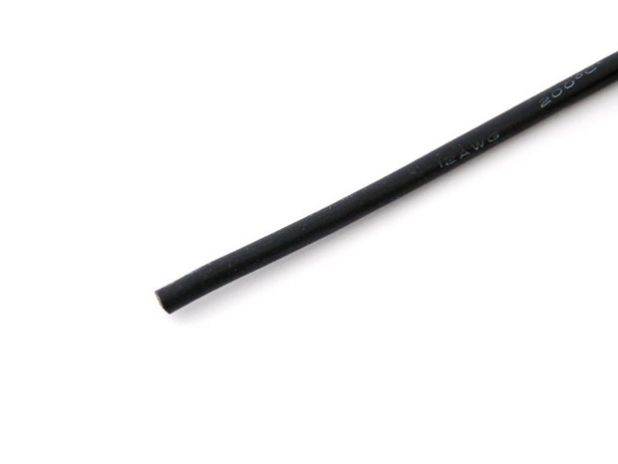 Przewód silikonowy 3,0 mm2 (12AWG) (czarny) 1m.