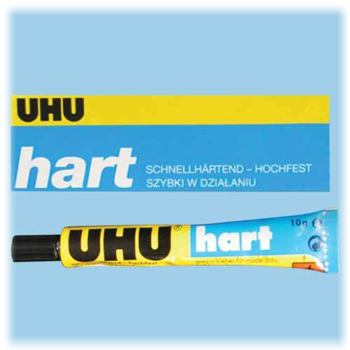 KLEJ MODELARSKI UHU UHU HART 35g Do Balsy, Drewna I Materiałów Drewnopodobnych