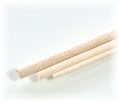 Kołek lipowy 6 x 1000 mm