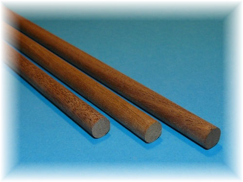 Kołek orzech 3 x 1000 mm