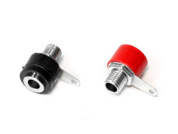 Gniazdo pod banan 4mm - krótkie (para)