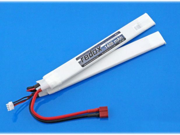 Pakiet Akumulator ASG Redox LiPo 7,4V 1400mAh 20c 1+1