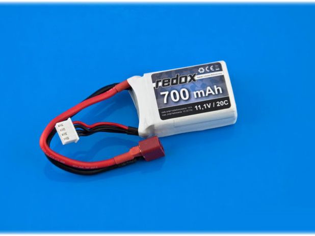 Pakiet Akumulator Redox LiPo 11,1V 700mAh 20c