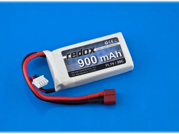 Pakiet Akumulator Redox LiPo 11,1V 900mAh 20c