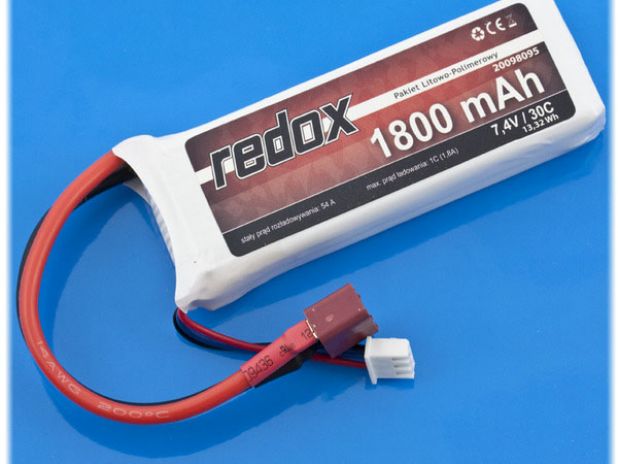 Pakiet Akumulator Redox LiPo 7,4V 1800mAh 30c