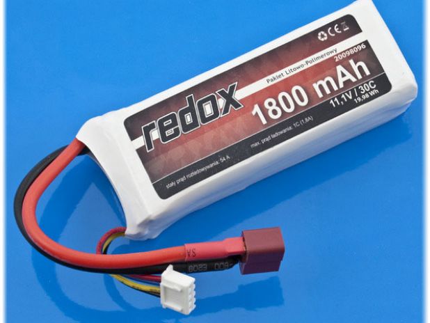 Pakiet Akumulator Redox LiPo 11,1V 1800mAh 30c