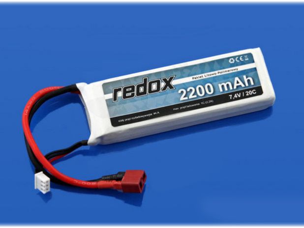 Pakiet Akumulator Redox LiPo 7,4V 2200mAh 20c