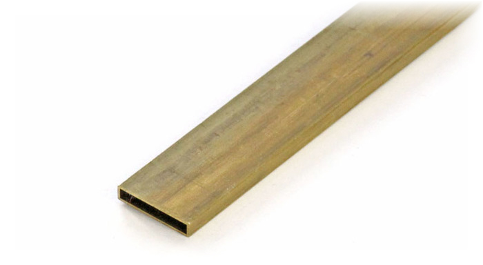 Profil mosiężny prostokątny 15,0/3,0x1000 mm