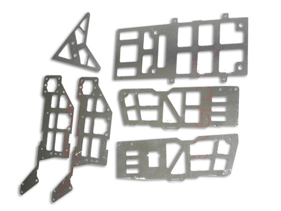 Aluminium Components Set Aluminiowe Elementy Ramy GT MODEL QS8005-009