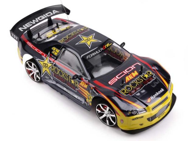 Auto Nissan Skyline GT-R Rockstar Energy Drink Drift Newqida Samochód RC