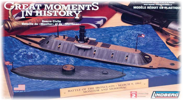 Model plastikowy Lindberg - Monitor And Merrimac