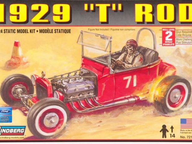 Model plastikowy Lindberg - 1929 Ford T Custom Rod