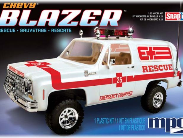 Model Plastikowy Do Sklejania MPC (USA) - 1976 Chevy Blazer Rescue Super