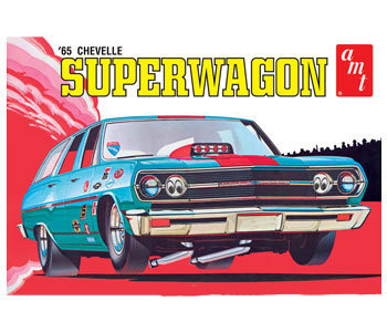 Model Plastikowy Do Sklejania AMT (USA) - 1965  Chevy Chevelle Super Wagon