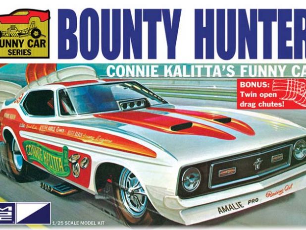 Model Plastikowy Do Sklejania MPC (USA)- Connie Kalitta 1972  Mustang Funny Car Bounty Hunter