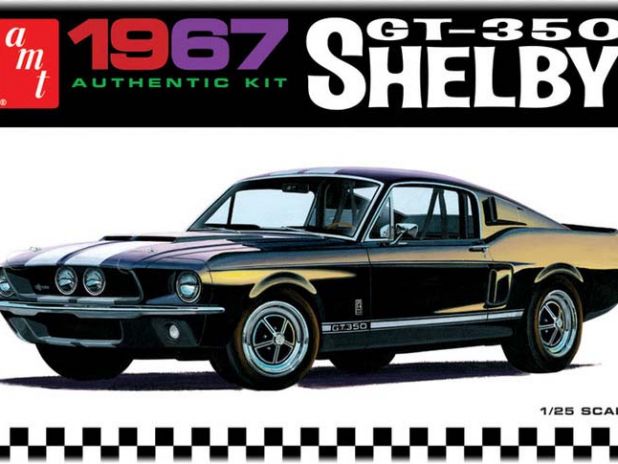 Model Plastikowy Do Sklejania AMT (USA) - 1967  Shelby GT350 (White)