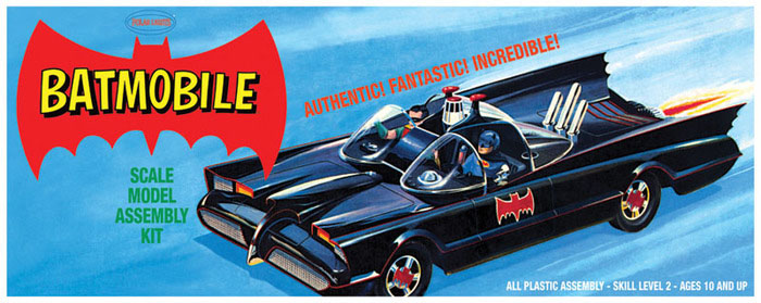 Model Plastikowy Do Sklejania Polar Lights (USA) - Batmobile Classic Vintage