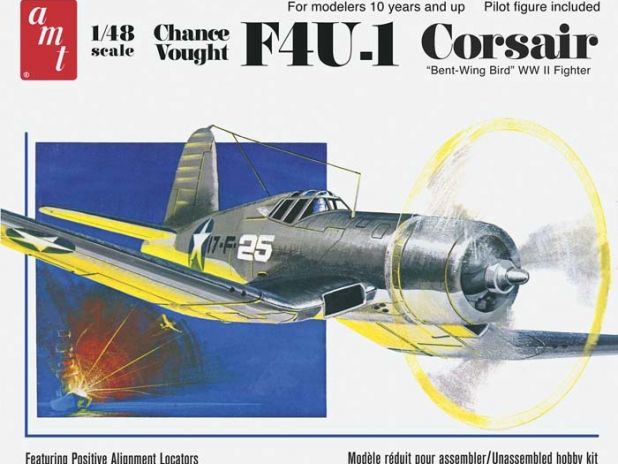 Model plastikowy AMT - Chance Vought F4U-1 Corsair Fighter Plane