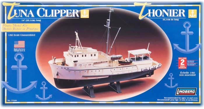 Model plastikowy Lindberg - Łódź Tuna Clipper