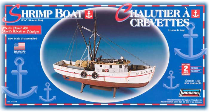Model plastikowy Lindberg - Łódź Shrimp Boat