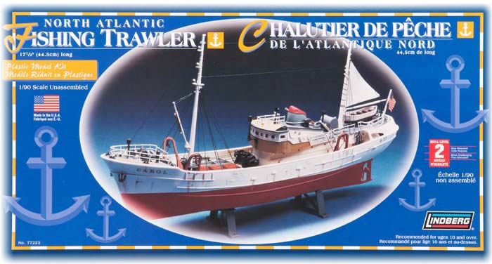 Model plastikowy Lindberg - Łódź North Atlantic Fishing Trawler