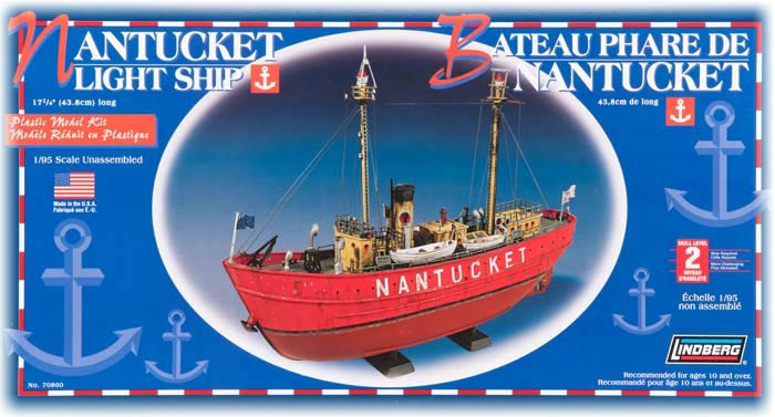 Model plastikowy Lindberg - Nantucket Light Ship