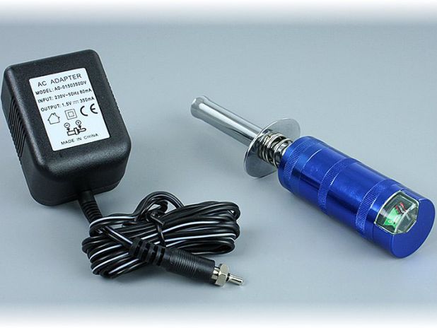 Grzałka Świecy Zestaw - klips z akumulatorem + ładowarka sieciowa