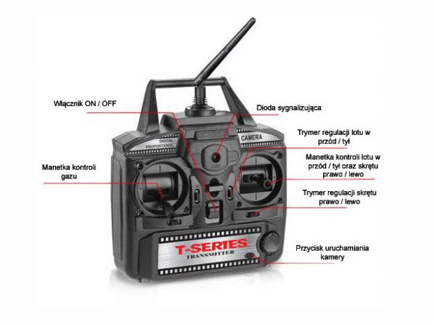 Transmiter Nadajnik 2,4GHz MJX T641C-035 T41C-035