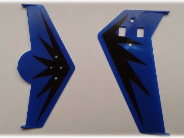 Stateczniki Niebieskie Komplet TH 6400 Top Heli