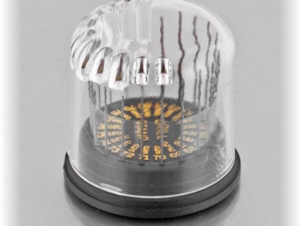 Zestaw 20 wierteł (0,34 - 0,99 mm) [#58010] - Proedge