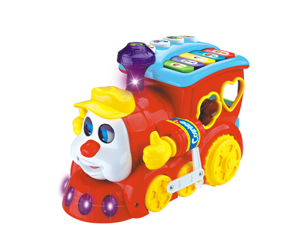 Interaktywny Edukacyjny Pociąg Lokomytywa Klocki