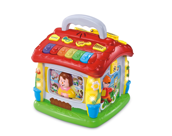 Interaktywny Edukacjny Domek Pianinko Muzyka Wielofunkcyjny