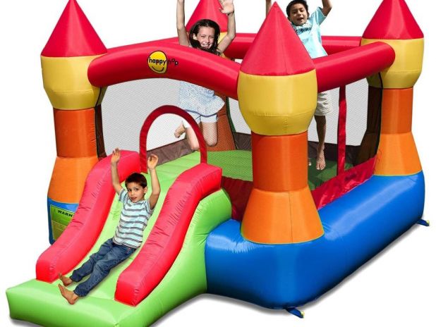 Zamek ze Zjeżdżalnią Zamek Dmuchany HappyHop