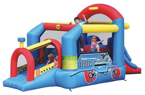 Ciuchcia Zamek Dmuchany Zjeżdzalnia HappyHop