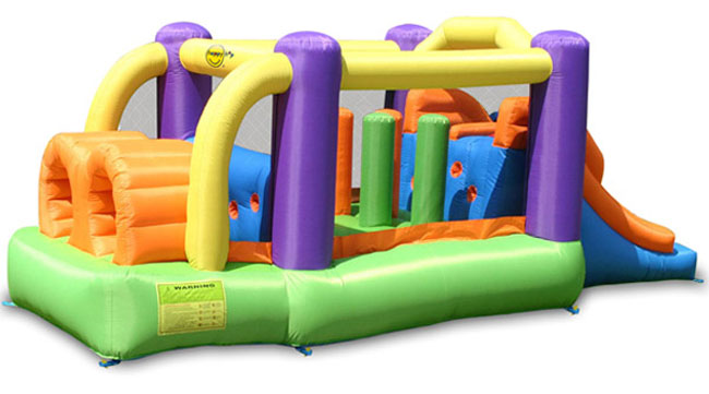 Tor Przeszkód + Suchy Basen Zamek Dmuchany HappyHop