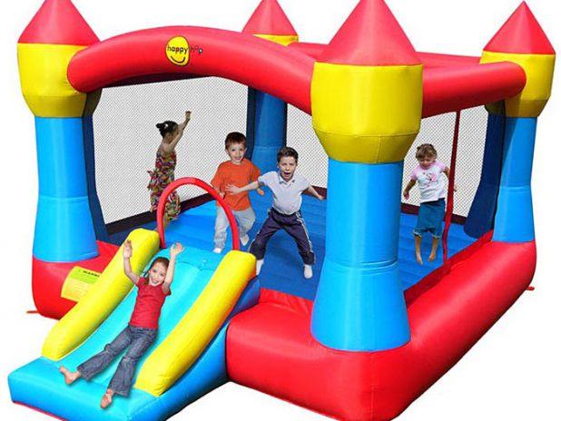 Mega Zamek ze Zjeżdżalnią Zamek Dmuchany HappyHop