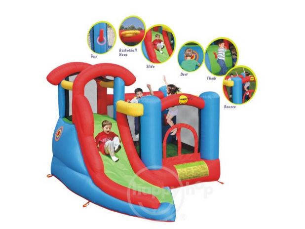 Centrum Zabaw Ze Zjeżdżalnią Zamek Dmuchany HappyHop