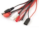 Adapter MULTI Banan 4m - DEANS/TAMIYA/BEC/G2/Gniazdo serwa/XT60/TRX/MPX/JACK 2.1mm