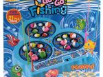 Gra rodzinna - wędkowanie, łowienie ryb - 4 wędki, 21 rybek