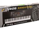 Organy Keyboard 54klaw Mikrofon Zasilacz Nagrywanie MQ-5406