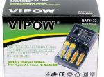Ładowarka VIPOW AA/AAA Z Funkcją Rozładowania